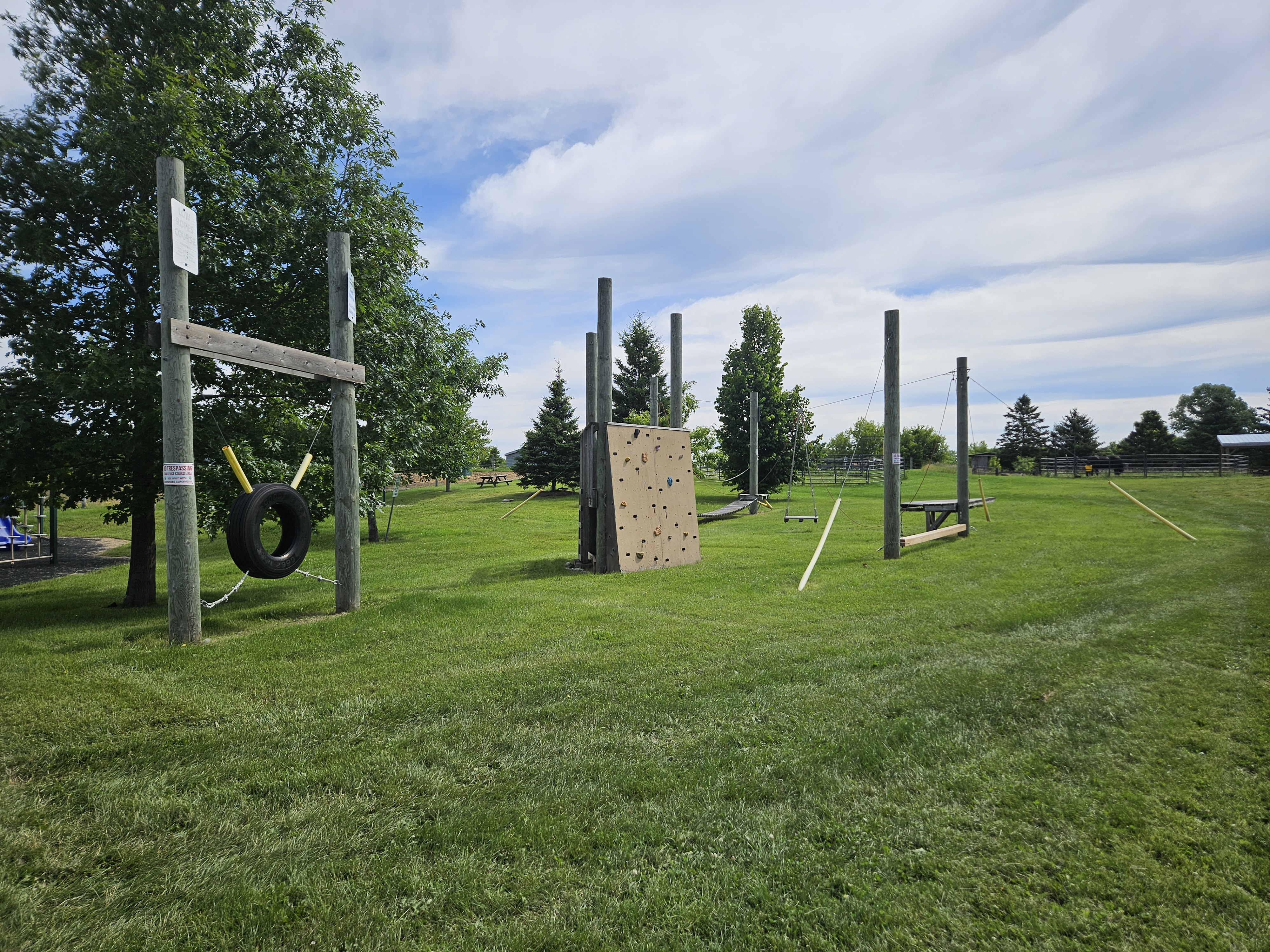 Low ropes course